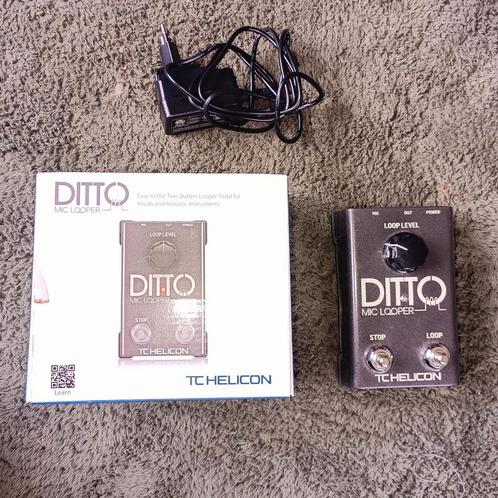 TC Helicon Ditto Mic Looper met box, Muziek en Instrumenten, Effecten, Zo goed als nieuw, Ophalen of Verzenden