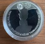 10 Euro Huwelijksmunt Willem-Alexander & Máxima, Postzegels en Munten, Verzenden, Euro's, Losse munt, Zilver