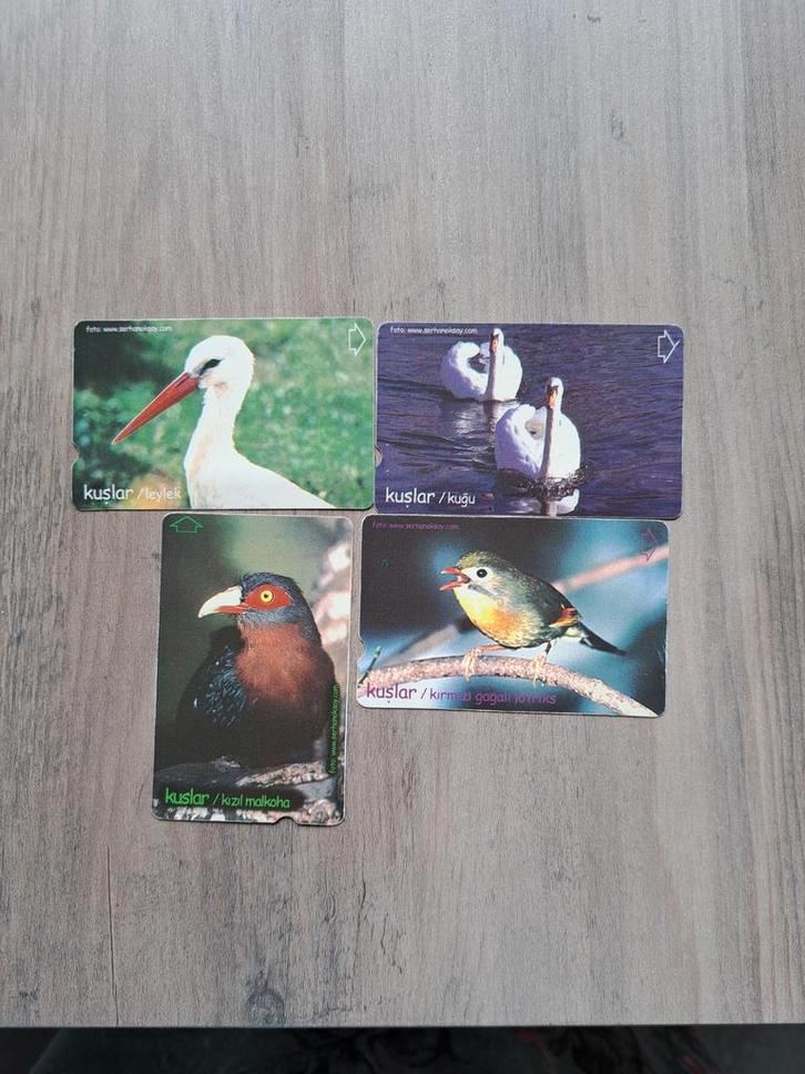 Vogel Telefoonkaarten - Kuslar Serie Turkije, Verzamelen, Telefoonkaarten, Buitenland, Ophalen of Verzenden