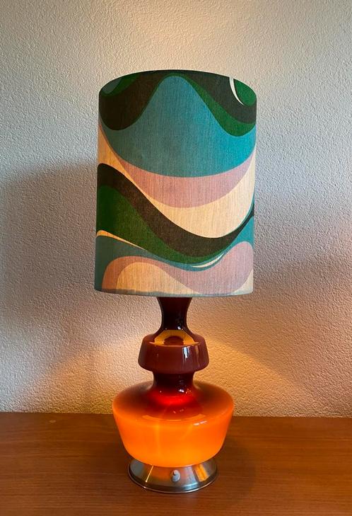 Vintage Holmegaard de Rupel tafellamp 70’s, Huis en Inrichting, Lampen | Tafellampen, Minder dan 50 cm, Ophalen of Verzenden