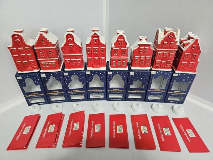 Complete set Hollandse Huisjes van de Nat. Postcode Loterij, Diversen, Kerst, Nieuw, Ophalen of Verzenden