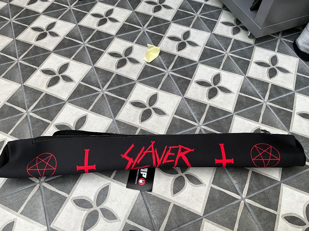 "Blikjesdrager met opdruk" Koeltas zwart van Slayer, Nieuw, Ophalen of Verzenden, Emmen, "Blikjesdrager met opdruk" Koeltas zwart van Slayer