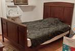 Donker Eiken Twijfelaar Bed, Antiek en Kunst, Antiek | Meubels | Bedden, Verzenden