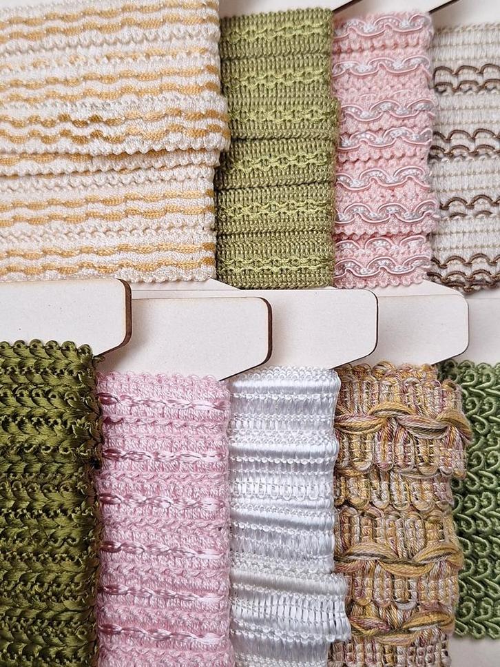 Supermooie partij sierbanden, galon, vintage, Hobby en Vrije tijd, Naaien en Fournituren, Nieuw, Lint, Band of Elastiek, Ophalen of Verzenden