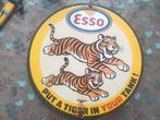 Emaille reclamebord esso, Verzamelen, Ophalen of Verzenden, Gebruikt, Reclamebord