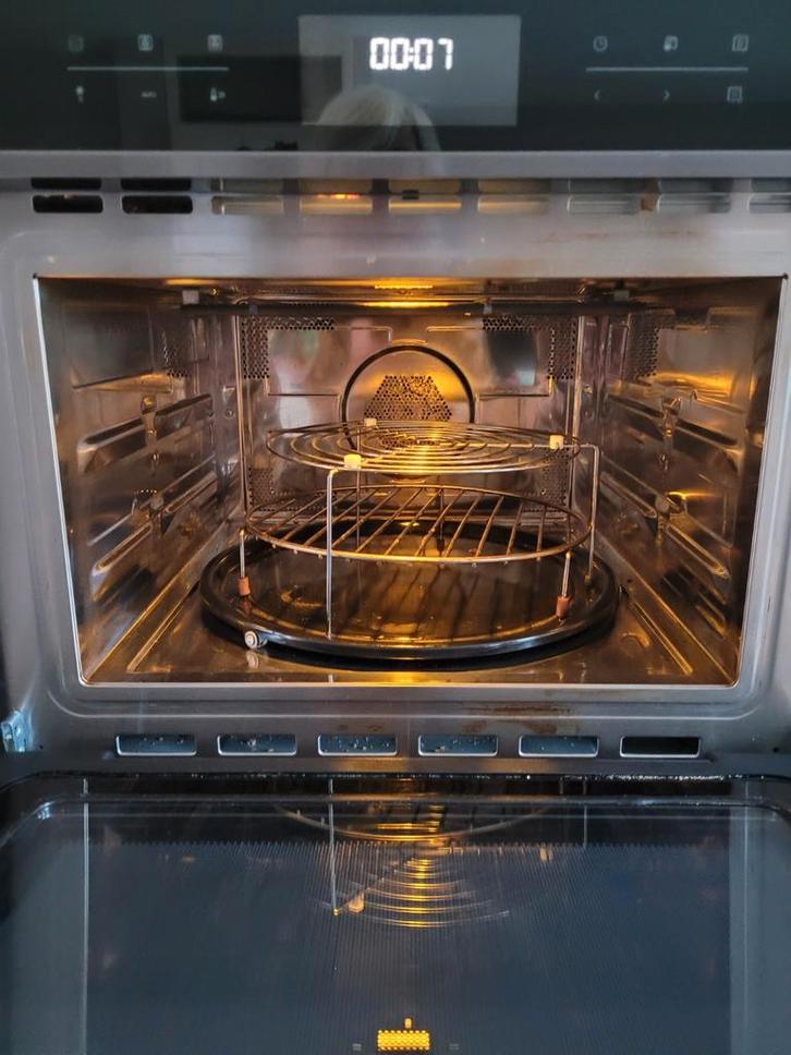 ETNA CM644Ti - Inbouw combimagnetron - 44L - ZGAN incl kast, Witgoed en Apparatuur, Ovens, Zo goed als nieuw, Vrijstaand, Oven met grill