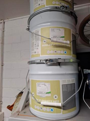 2x Libert Paint MC Resilox V1 Quartz MFR SW7043 (15kg) beschikbaar voor biedingen