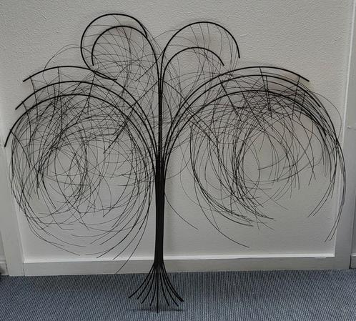 Mooi metaal wanddecoratie boompje., Huis en Inrichting, Woonaccessoires | Wanddecoraties, Zo goed als nieuw, Ophalen