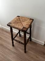 2 Houten Barkrukken - rotan - DIY Project, Ophalen