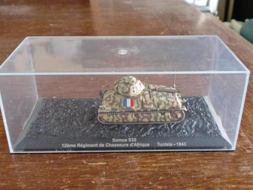 Somua S35 12eme Regiment de Chasseursd'Africa Tunisia 1943, Verzamelen, Militaria | Algemeen, Landmacht, Miniatuur of Beeldje