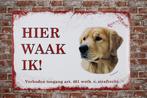 Hierwaak ik - Waak borden - Hier waak ik hond - Wandbord, Cave & Garden, Verzenden, Nieuw, Kouwe Hoek 1B, Waddinxveen