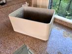 Grote Retro plantenbak jaren ‘70 ‘80, Tuin, Kunststof, Minder dan 30 cm, Minder dan 60 cm
