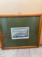 Antieke Gravure Houtewael bij Amsterdam, 1720, Ophalen of Verzenden