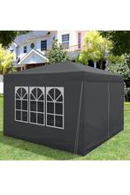 ZGAN: Antracietkleurige partytent, Tuin en Terras, Partytenten, Ophalen, Opvouwbaar, Partytent, Minder dan 4 meter