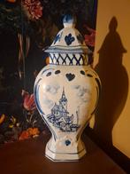 Delfts Blauw Vaas met Deksel, Ophalen of Verzenden