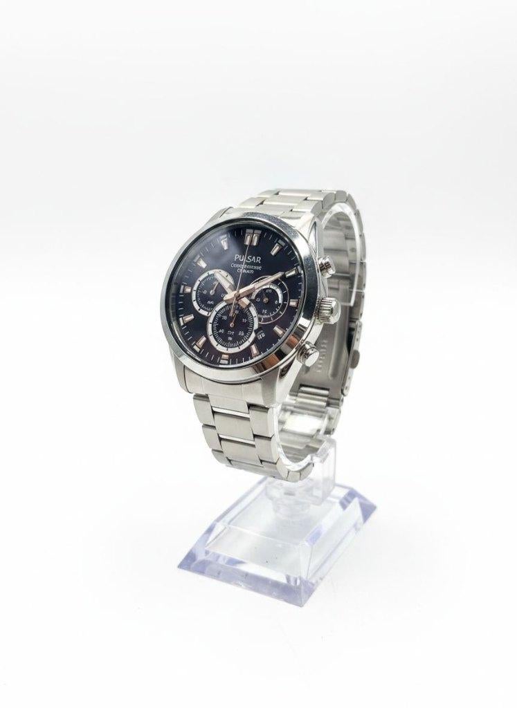 Pulsar VD53-X382 Zilver | ZGAN, Ophalen of Verzenden, Zo goed als nieuw
