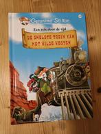 Geronimo Stilton - De snelste trein van het Wilde Westen, Geronimo Stilton, Ophalen of Verzenden, Zo goed als nieuw