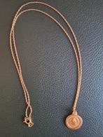 Goudkleurige Ketting met Steenbok Medaillon, Ophalen of Verzenden, Zo goed als nieuw, Goud, Overige materialen