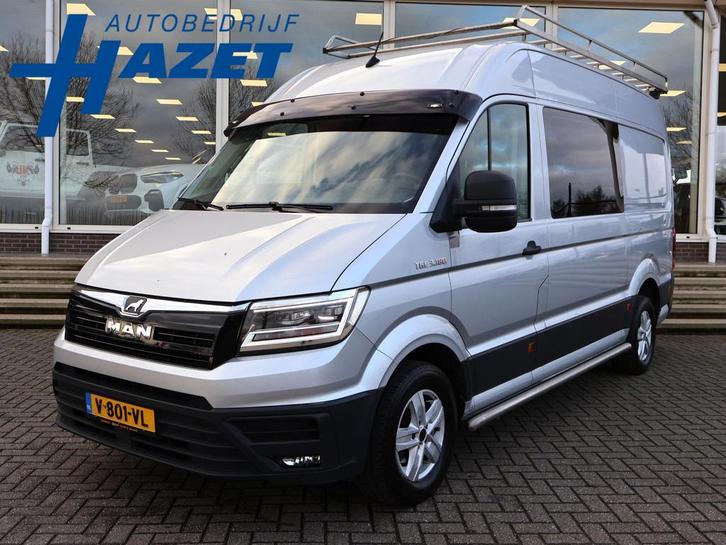MAN TGE 2.0 TDI 177 PK AUT. DUBBEL CABINE + 3500 KG TREKHAAK, Auto's, Bestelauto's, Bedrijf, Te koop, ABS, Achteruitrijcamera