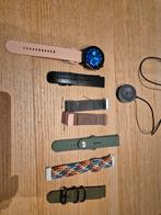 Xiaomi Mi Watch + 6 bandjes, Sieraden, Tassen en Uiterlijk, Smartwatches, Gebruikt, Xiaomi, Zwart, Ophalen of Verzenden