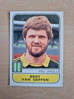 Panini Voetbal 82 Bert van Geffen PEC Zwolle, Ophalen of Verzenden, Zo goed als nieuw, Overige binnenlandse clubs, Poster, Plaatje of Sticker