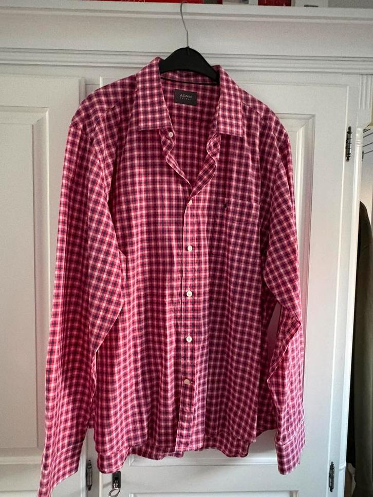 Overhemd Adam XXL, Kleding | Heren, Overhemden, Zo goed als nieuw, Overige halswijdtes, Blauw, Ophalen of Verzenden