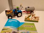 Playmobil 70367 tractor met waterton compleet, Ophalen of Verzenden, Zo goed als nieuw, Complete set