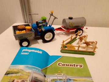 Playmobil 70367 tractor met waterton compleet  beschikbaar voor biedingen