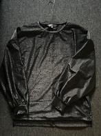 Glitter blouse maat M kerst feestdagen, Ophalen of Verzenden, Zo goed als nieuw, Maat 38/40 (M), Zwart