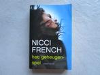 NICCI FRENCH : Het geheugenspel, Ophalen of Verzenden, Zo goed als nieuw, Nicci French