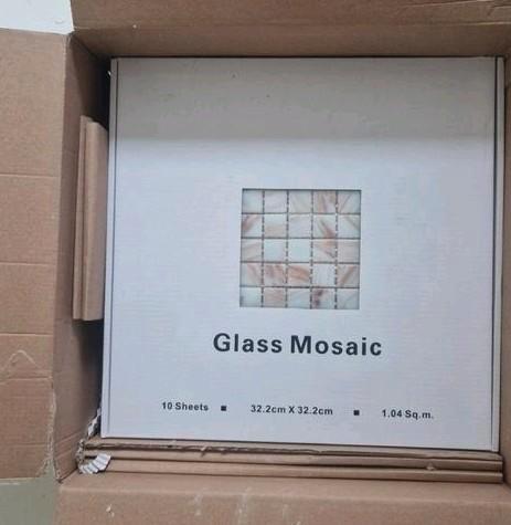 Glasmozaïek matjes van The Mosaic Factory Amsterdam, Doe-het-zelf en Verbouw, Tegels, Nieuw, Wandtegels, Keramiek, Minder dan 20 cm