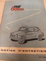 1962 FIAT 600 handleiding instructieboekje IZGST deurtjes, Auto diversen, Handleidingen en Instructieboekjes, Ophalen of Verzenden