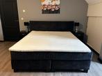 Boxspring black velvet zgan! Eric Kuster design, Ophalen, Zo goed als nieuw, Tweepersoons, 180 cm