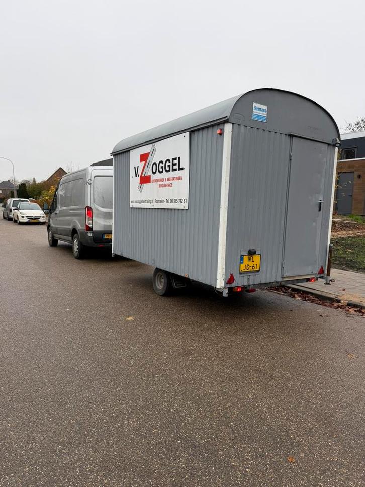 Zeer nette schaftkeet snelverkeer, pipowagen, Bouwkeet, Doe-het-zelf en Verbouw, Bouwketen en Schaftketen, Zo goed als nieuw, Ophalen of Verzenden