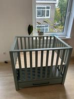 Europe Baby Casper Box - mat zeegroen met lade, Ophalen, Zo goed als nieuw, Rechthoekig, In hoogte verstelbaar
