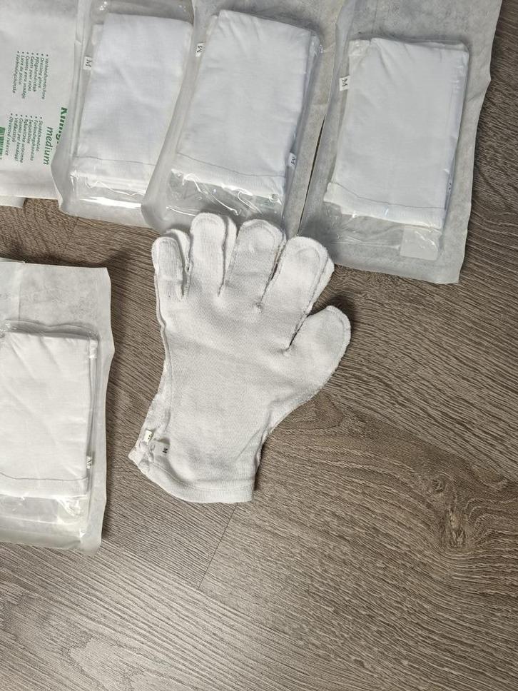 Verband handschoenen medium Katoen Klinion, Diversen, Verpleegmiddelen, Nieuw, Ophalen of Verzenden