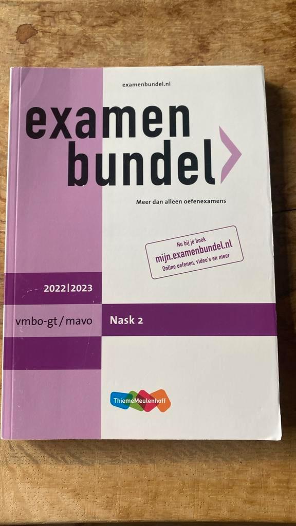 Examenbundel nask 2 J. Meerhoff vmbo-gt/mavo NaSk2 2022/2023, Boeken, Schoolboeken, Zo goed als nieuw, VMBO, Ophalen of Verzenden