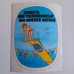 Leuke oude sticker.   CHIQUITA BANAANEN., Verzamelen, Stickers, Ophalen of Verzenden, Zo goed als nieuw, Overige typen