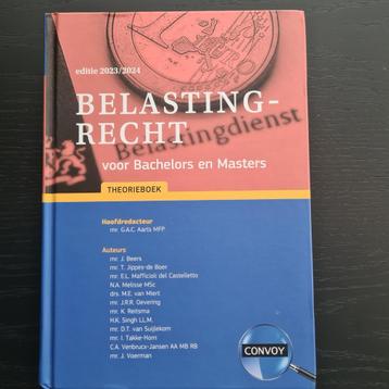 Belastingrecht voor Bachelors en Masters  beschikbaar voor biedingen