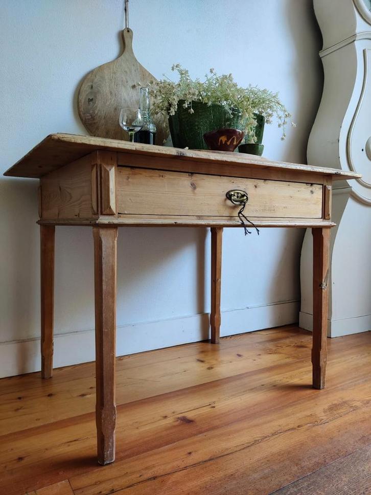 Antieke Zweedse tafel., Antiek en Kunst, Antiek | Meubels | Tafels, Ophalen