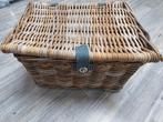 Rieten fietskrat, Fietsen en Brommers, Fietsaccessoires | Fietsmanden, Ophalen, Gebruikt, Fietsmand, Onbekend