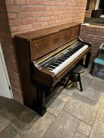 Unieke pianokast – omgebouwd voor digitale piano, Ophalen, Gebruikt, Bruin, Digitaal