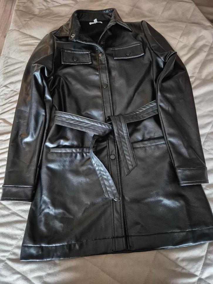 ️Leren jurk * kerst * feestdagen * maat 164, Kinderen en Baby's, Kinderkleding | Maat 164, Zo goed als nieuw, Meisje, Jurk of Rok