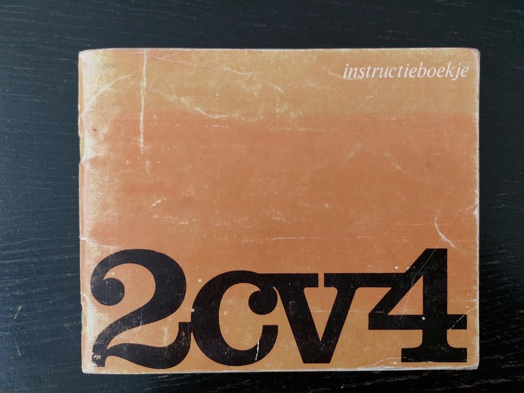 Origineel 2CV4 Instructieboekje Mei 1970, Ophalen of Verzenden