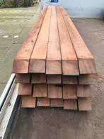 Hardhouten Palen 7x7x300 cm, Doe-het-zelf en Verbouw, Hout en Planken, Ophalen, Nieuw, Balk, Overige houtsoorten