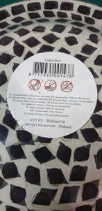 mozaiek bord rood belegt, Ophalen of Verzenden, 'T Olde Gre-j, Info@toldegrej.nl, Endepoelstraat 20f Didam