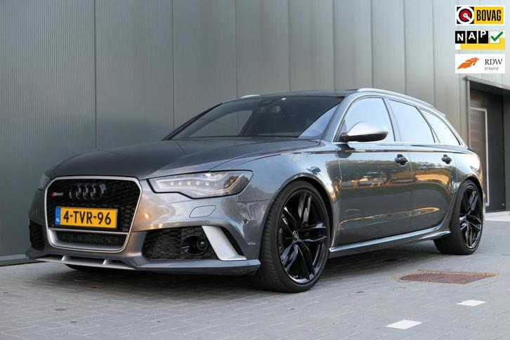 Audi RS6 4.0 TFSI RS 6 quattro Pro Line Plus NAP Vol Pano B&, Auto's, Audi, Bedrijf, Te koop, RS6, 4x4, ABS, Achteruitrijcamera