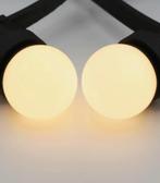 TE HUUR - prikkabel 25 meter met warm witte lampen, Ophalen of Verzenden, Zo goed als nieuw, Overige