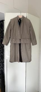 Lange winter jas oversized; bruine borg voering; mt 36/38, Kleding | Dames, Jassen | Winter, Maat 38/40 (M), Ophalen of Verzenden