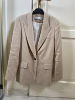 Zara beige blazer met zwarte knopen maat XS, Zara, Jasje, Beige, Maat 34 (XS) of kleiner